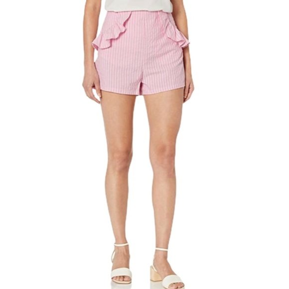 The Fifth Label Parcel Striped Ruffle Shorts - Picture 3 of 8